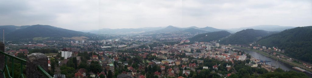 Panorama of Decin, 2007 by petrouch