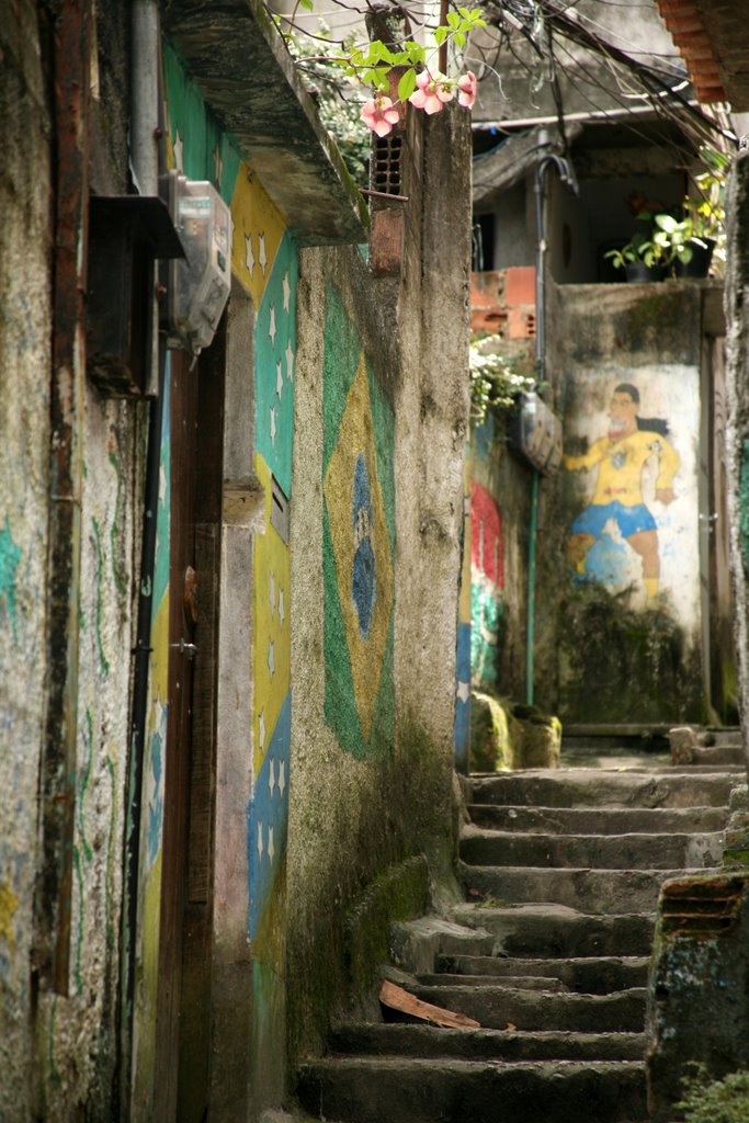 Favela da Rocinha, Rio de Janeiro, Rio de Janeiro, Brasil by Hans Sterkendries