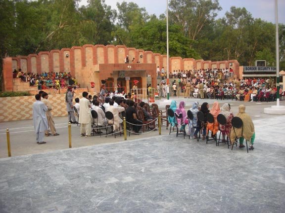 Flag Ceremony at the Pak-India (Kasur) Border by arteworks