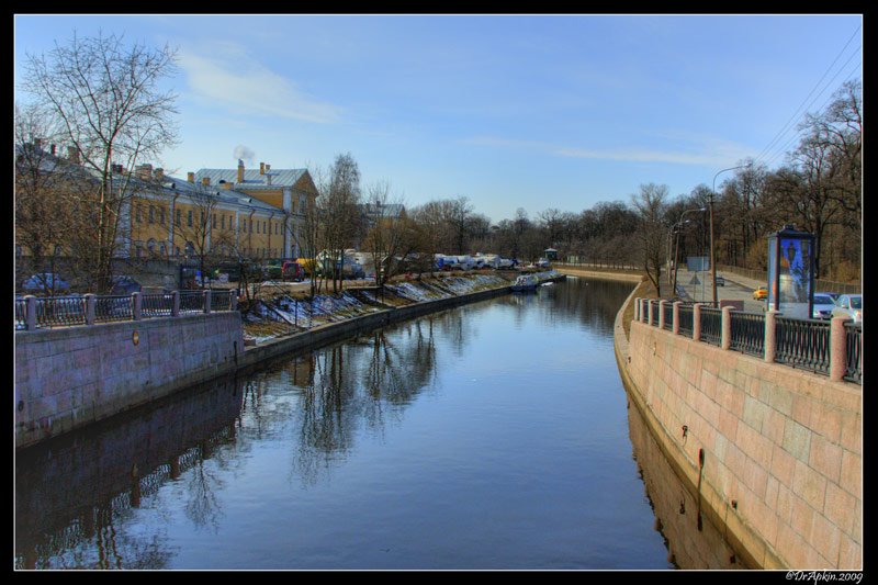 Russia, St. Petersburg, река Карповка by Gleb Drapkin