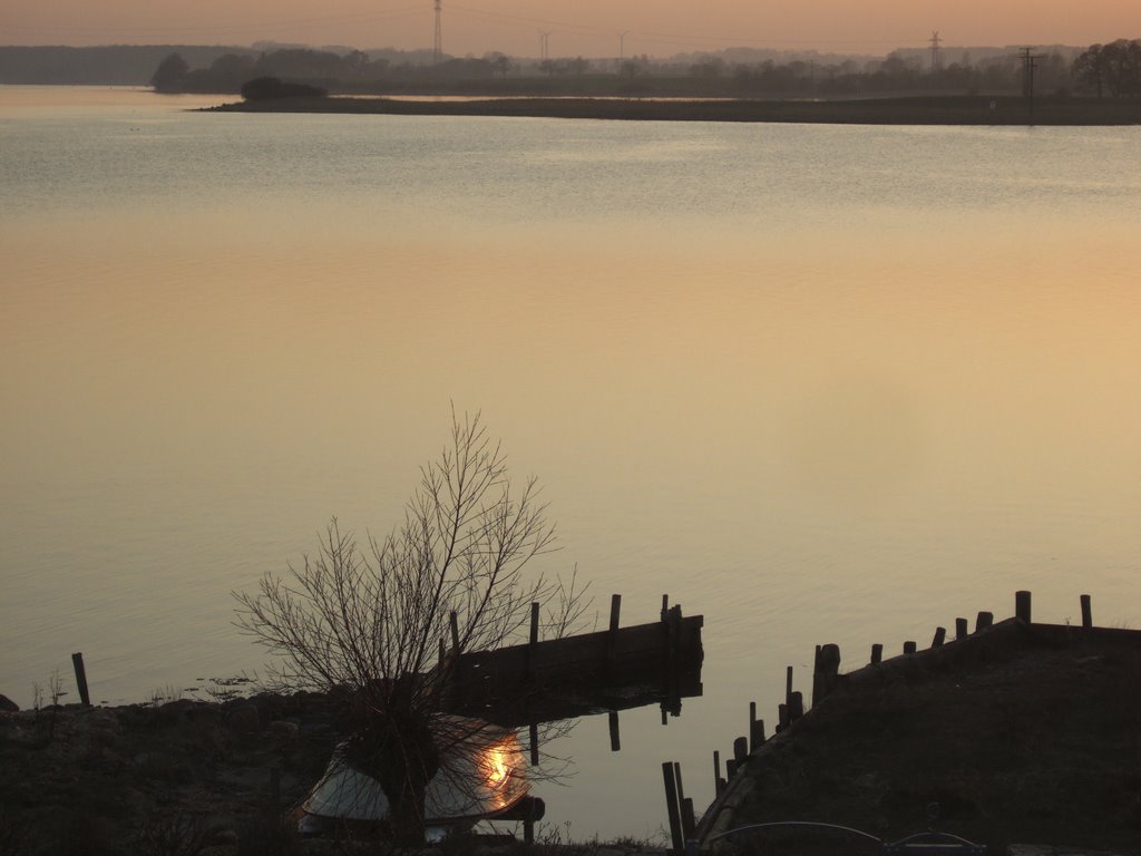 Maasholm, Schlei, Sonnenuntergang by Ulrich Stelzner