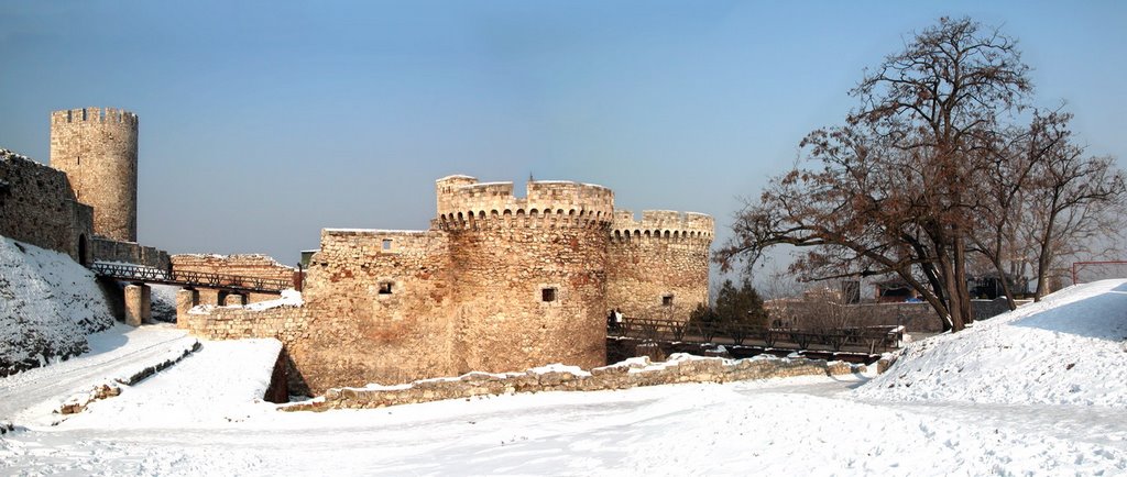 Belgrade fortress, main gate by Vladimir Babic