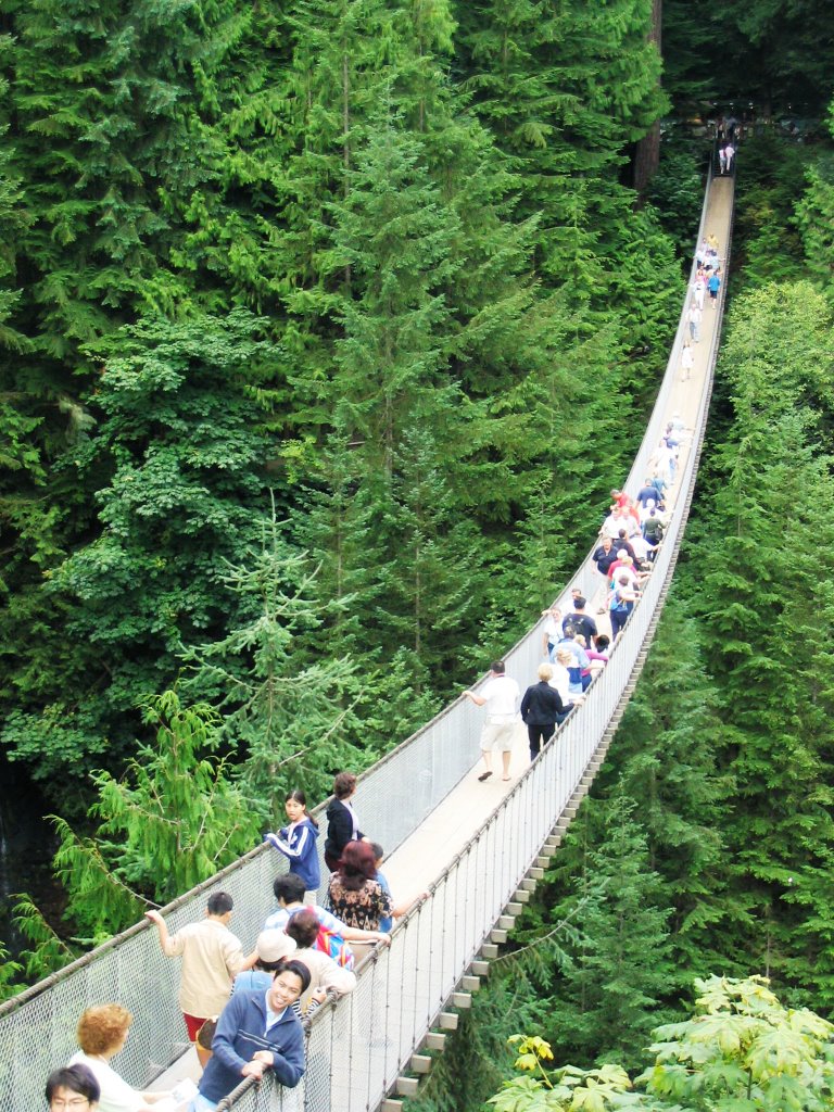 Capillano függőhíd, Vancouver by Tóthné Teri