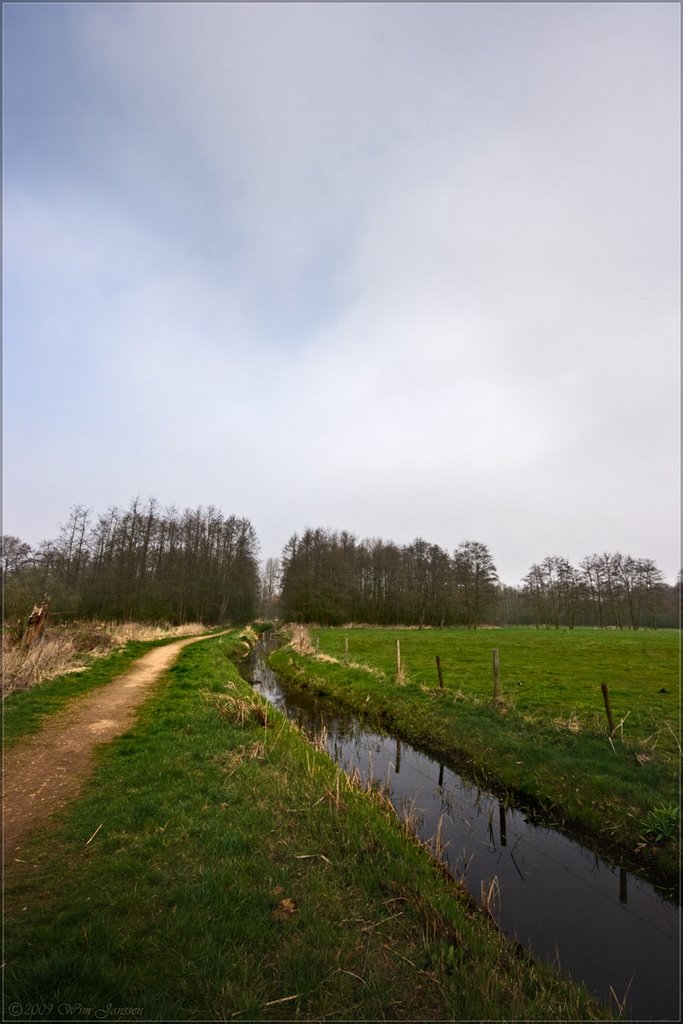 Small ditch early Spring, Heeklaan, Helmond by Wim Janssen