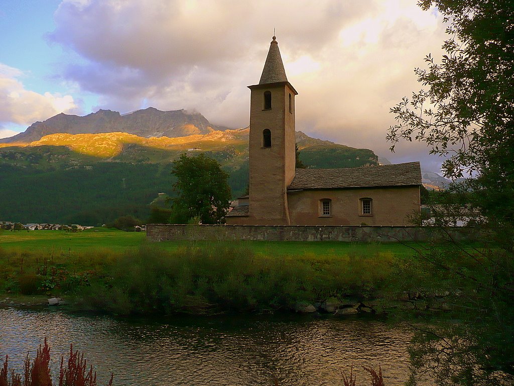 Mb - 109. one of the most photographed Churches in Winter Calendars of Switzerland by ♫ Swissmay