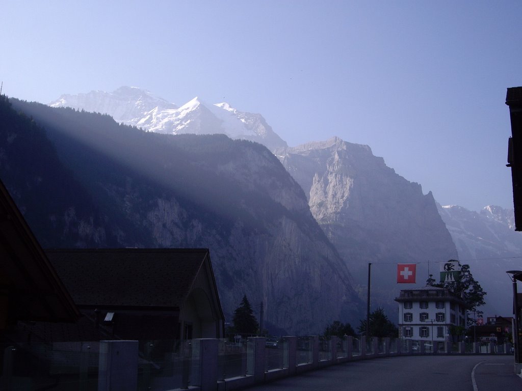 The Jungfrau from Lauterbrunnen by Shelley McGlashan