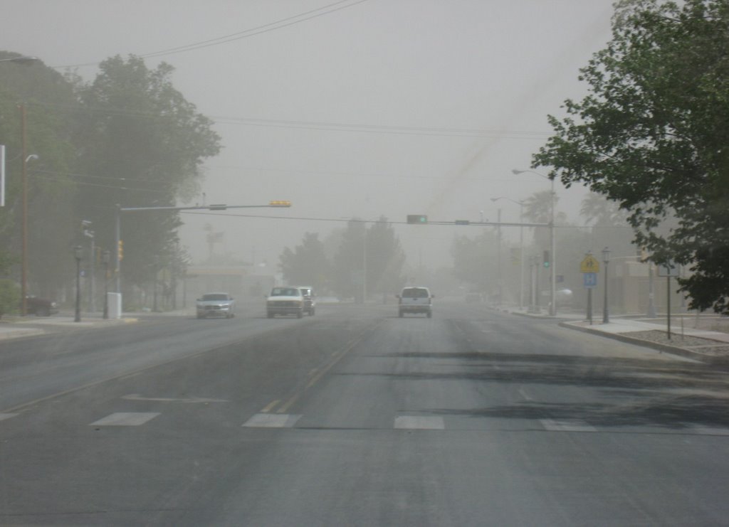 Deming sandstorm during May by S. Ross