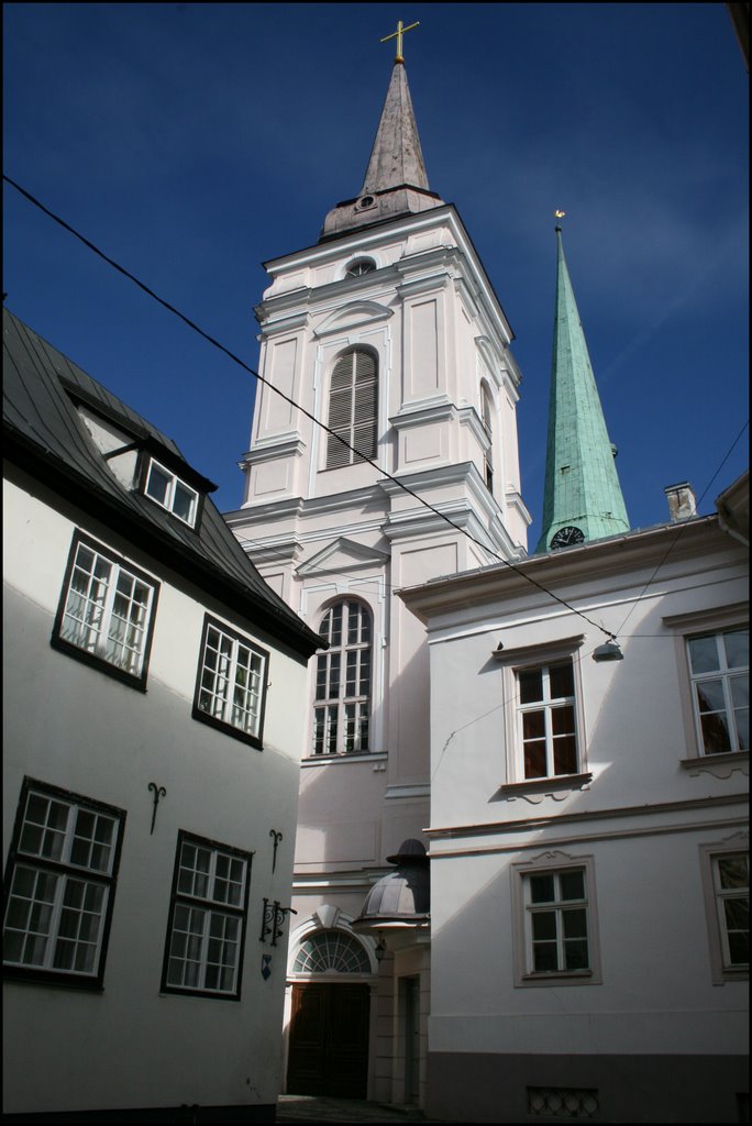 Riga St. Maria Magdalena Catholic Church by Laima Gūtmane (simka…