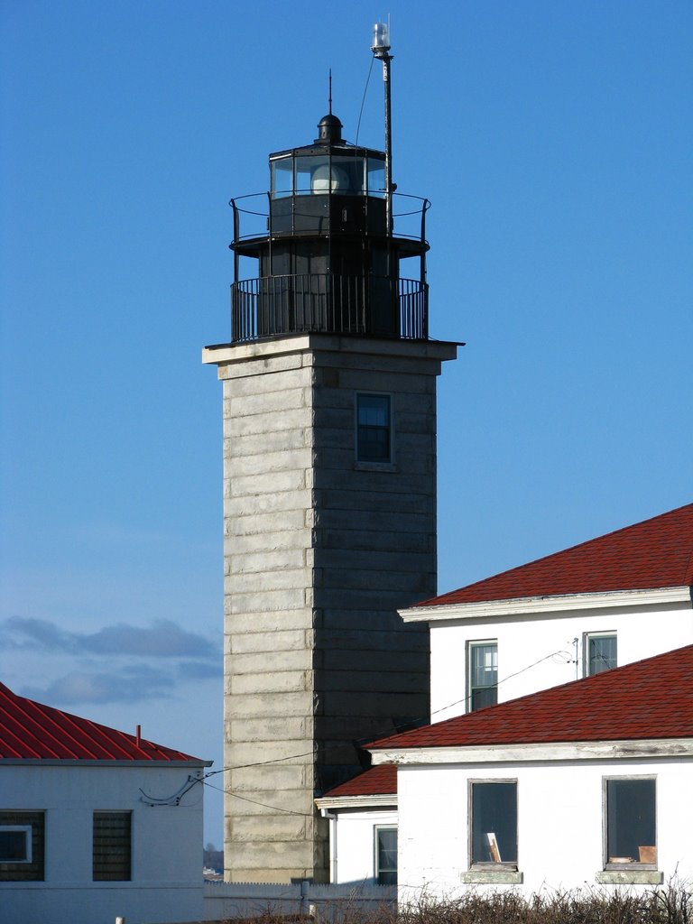 Beavertail Lighthouse by David Sweet