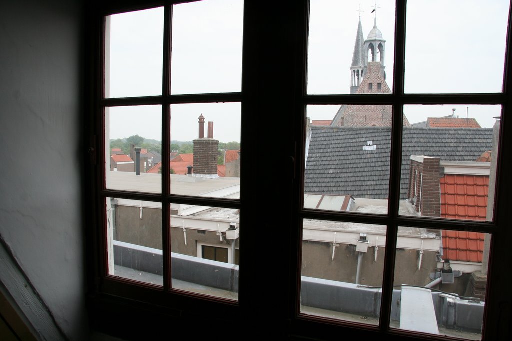 Daken Zierikzee vanuit Maritiem Museum by fototrekker