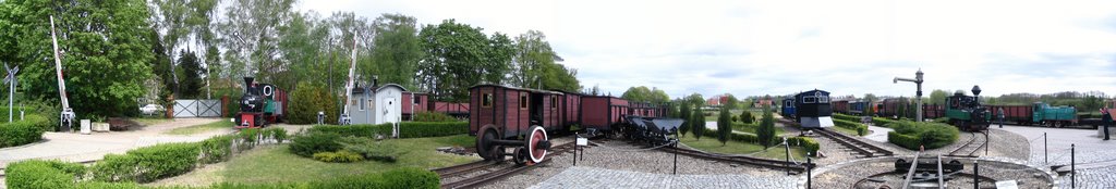 Wenecja, Panorama of Narrow Gauge Railway Museum by Maciej Józwiak