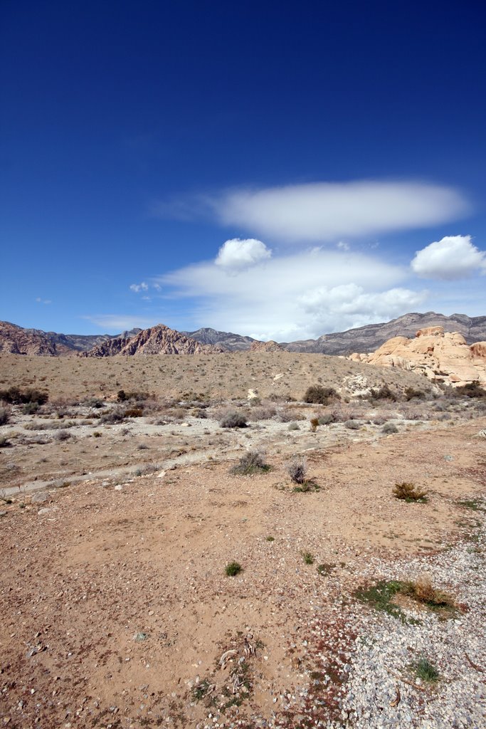 Clouds in the Distance: Red Rock Canyon by Keith Driscoll