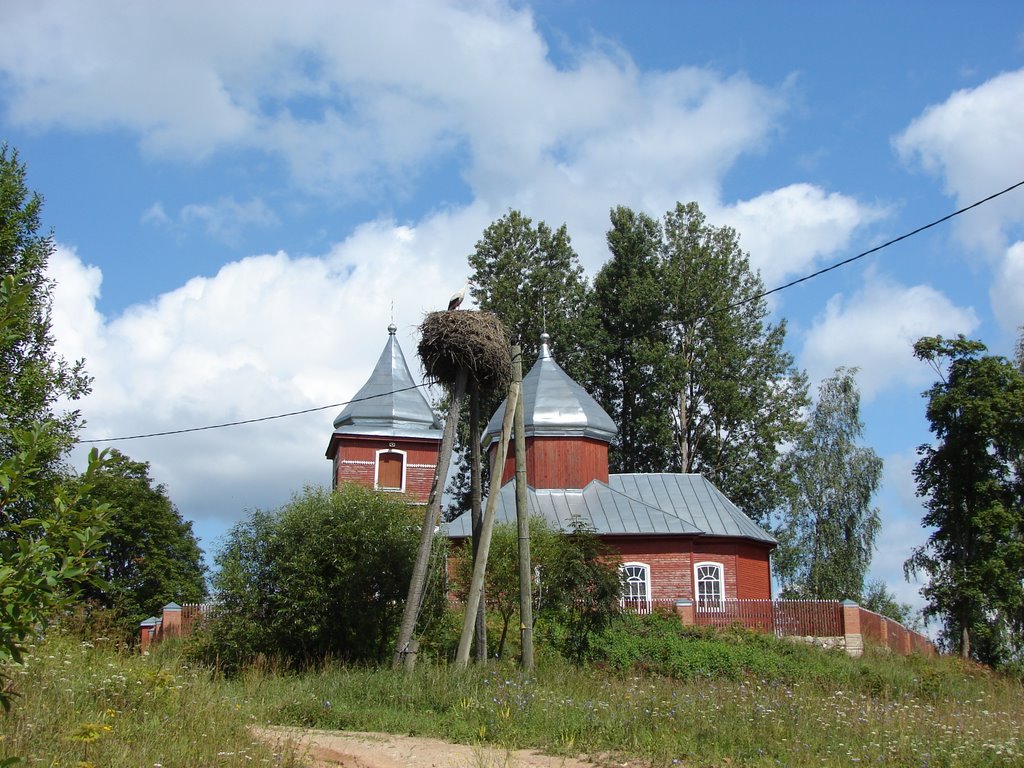 Brodaižas Jāņa Kristītāja pareizticīgo baznīca (1751.), Brodaiža, Pildas pagasts, Ludzas novads, Latvia by M.Strīķis