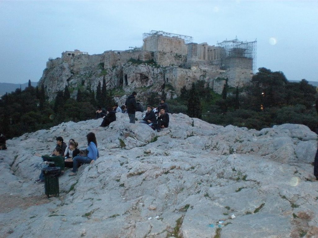 View of Acropolis from Pnica by pantout