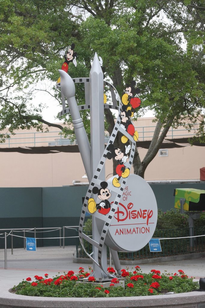 Disney Animation Sign by Scott Hanko