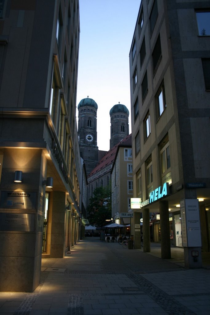 Towers Frauenkirche, Munich, Germany by MBagyinszky