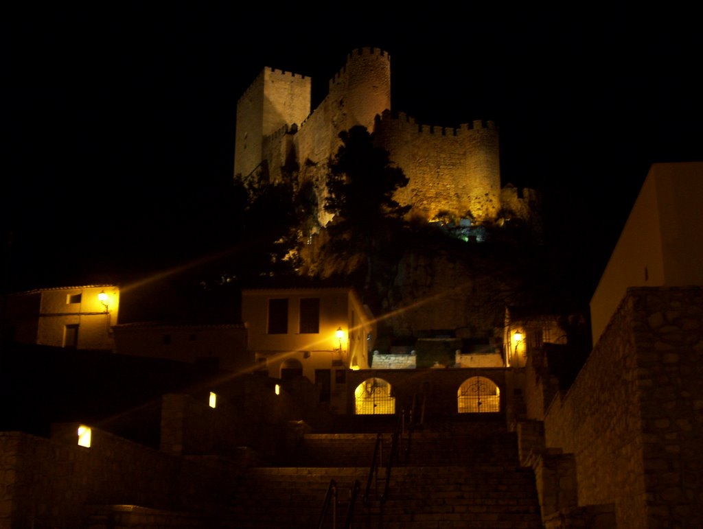 Castillo y escaleras (nocturna) by AlfonsoLM