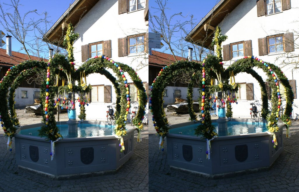 Osterbrunnen. © by UdoSm.the2nd by ©UdoSm.the2nd