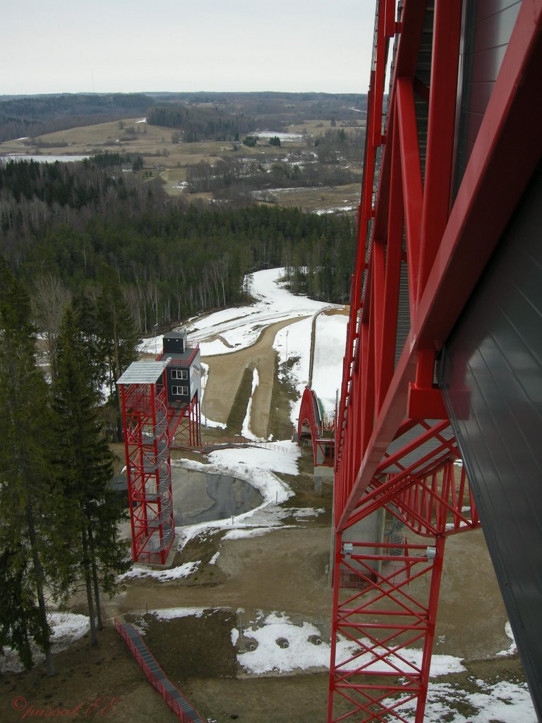 View Away From Ski Jump in April / Вид с Трамплина В Апреле by passat.EE