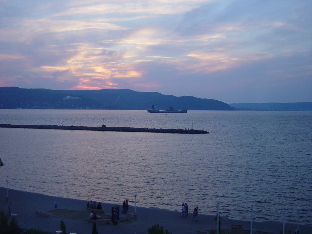 View of the Dardanelles from Chanakkale, Turkey by Romeo Macaria