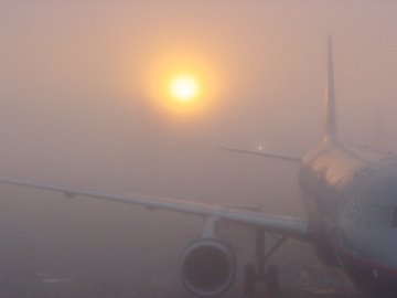 Foggy SeaTac Airport by asdlb4