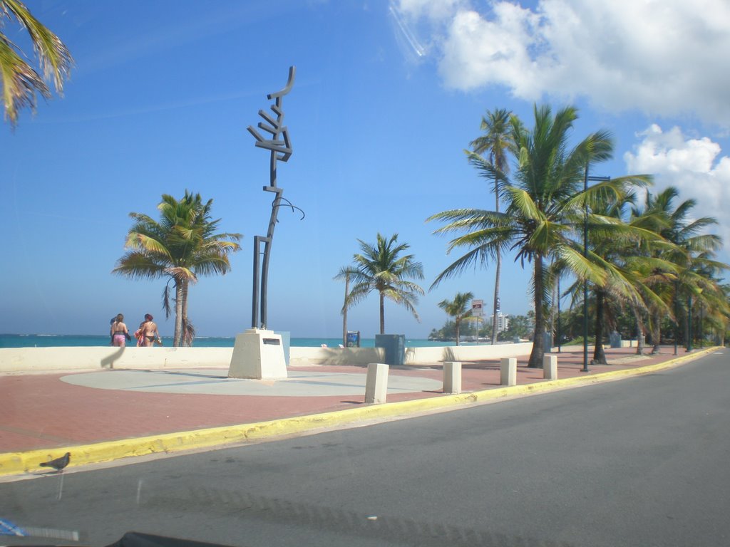 Ultimo Trolley Beach, Ocean Park, PR by MARIA PANIAGUA-AVELINO