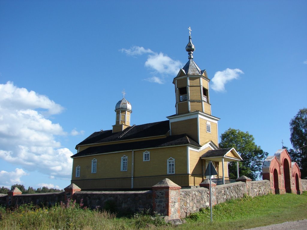 Lauderu Sv. Nikolaja pareizticīgo baznīca (1767.), Lauderu pagasts, Zilupes novads, Latvia by M.Strīķis