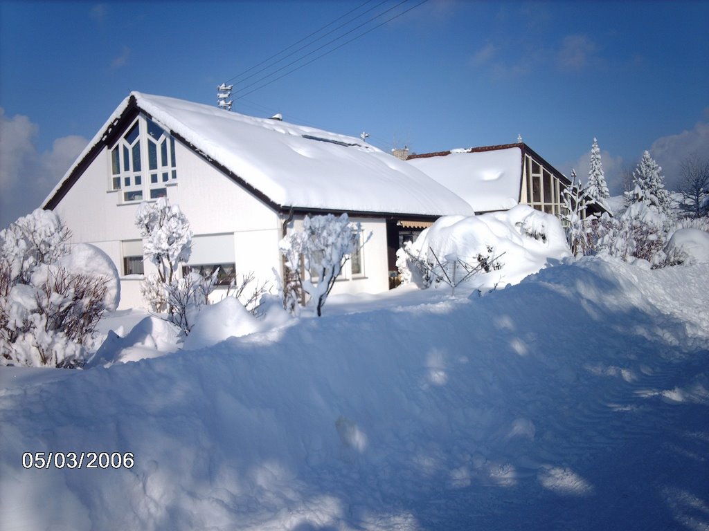 Schnee in Burgfelden Fasching 2006 by wolfgalber