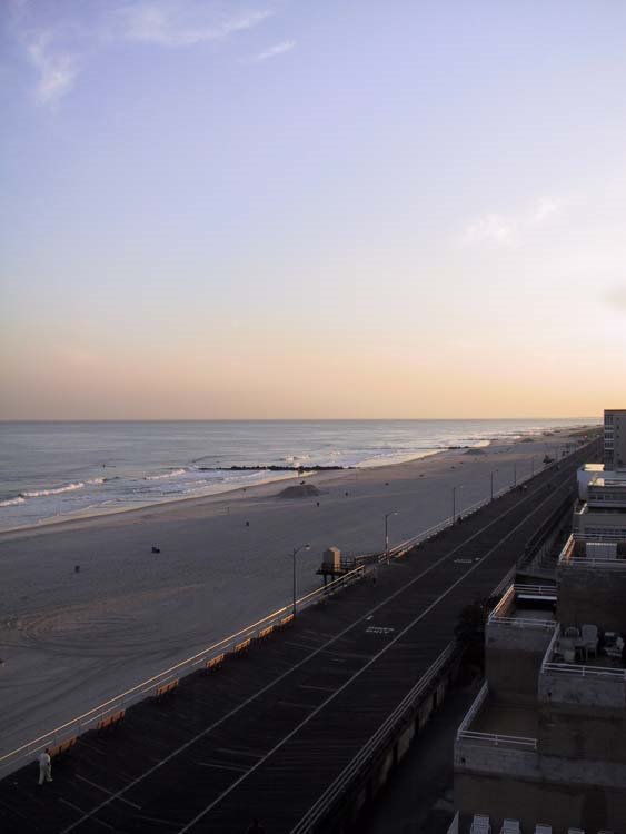 Long Beach Boardwalk at dusk by visualimpacts