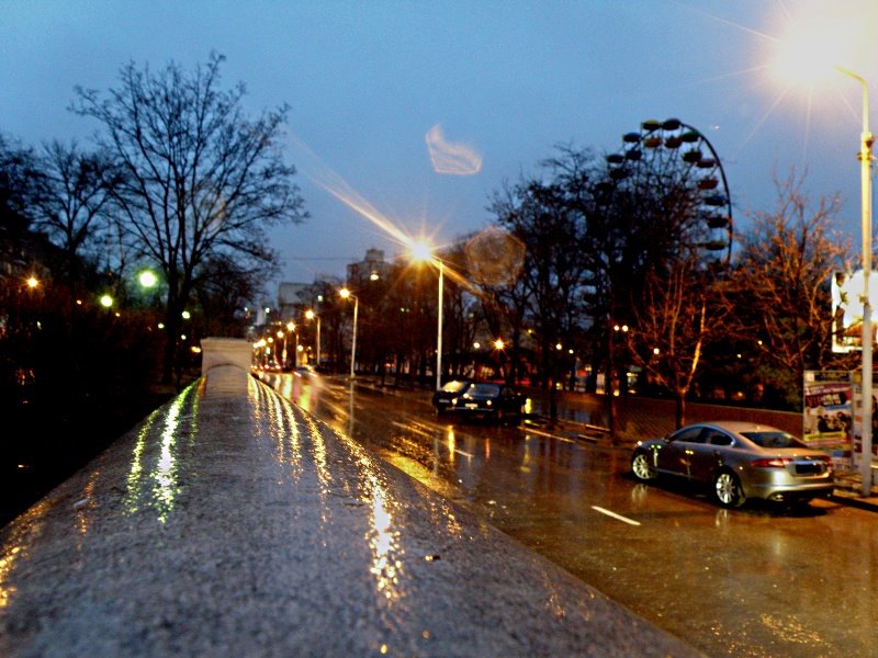 Rostov. Pushkinskaya st. Gorky park view. Ростов-на-Дону. Ул. Пушкинская. Вид на Парк Горького. by Anatoly Karpika