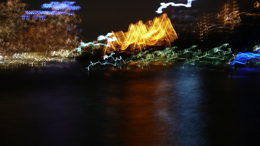 Night on the City Cat Story Bridge by Craig Shier