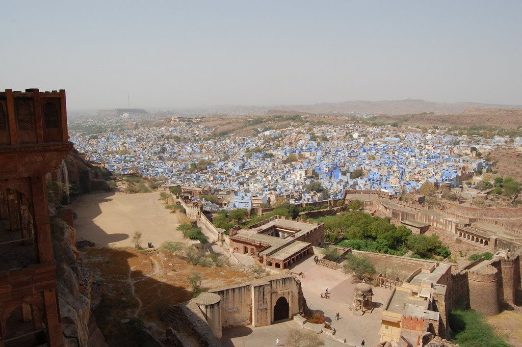 View from Mehrangarh Fort by Ravi Singh