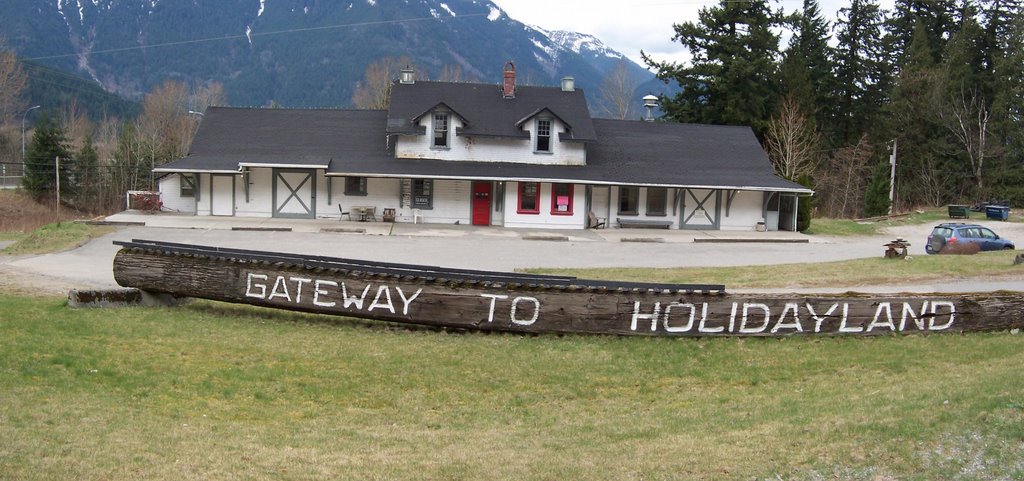 Old KVR station (moved here in 1985) (Hope, BC) by bio2935c