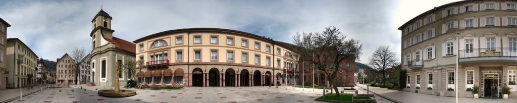 Bad Wildbad, Rundumsicht Wilhelmstraße by thinley108