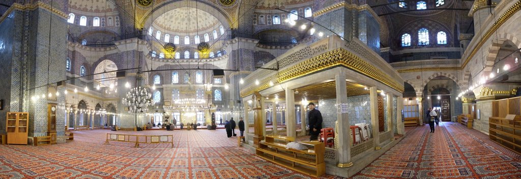 The Süleymaniye Mosque (Interior View) by Amir Talachian