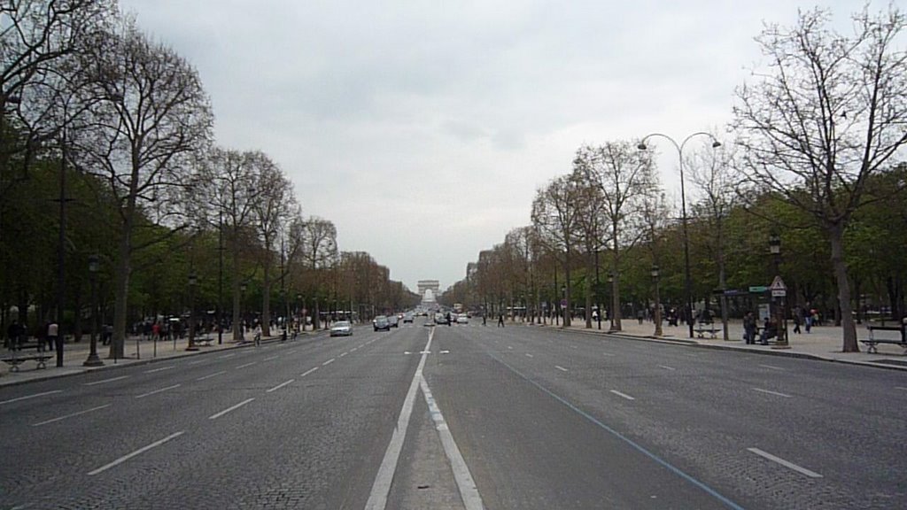 Av des Champs Elysees by Anatoliy Gerasimov