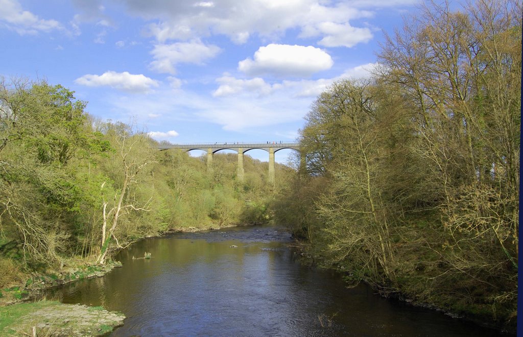 River Dee and Aqueduct by Amelia Royan