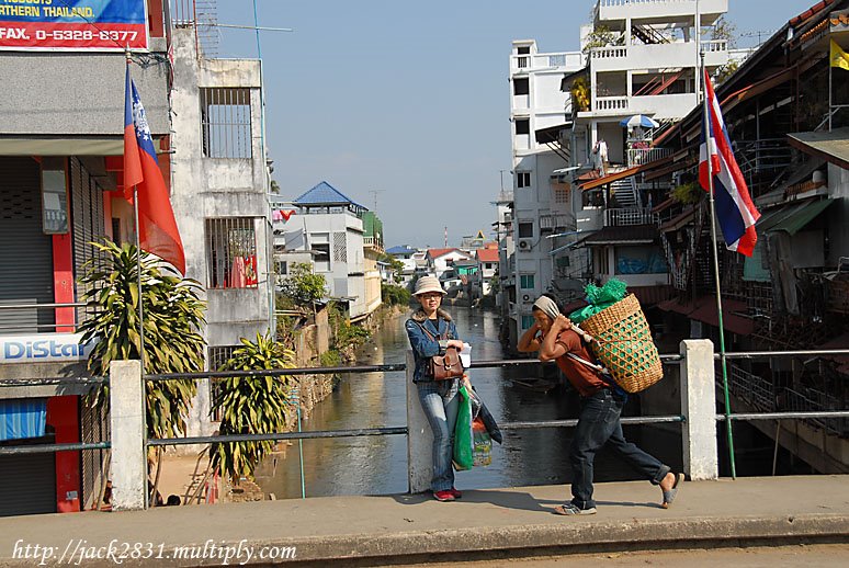 At the border line, Mae Sai by jack2831