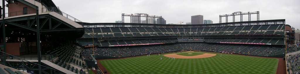 Coors Field, seen from the "Rockpile" by theropod