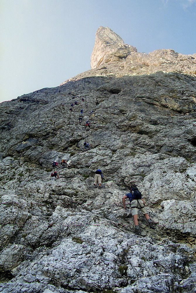 Via ferrata Brigata Tridentina by Jerzy Bartosik