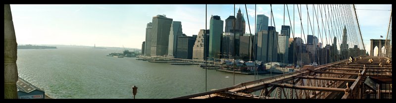 New York Vue From the Bridge by Christophe GIRAUDEAU