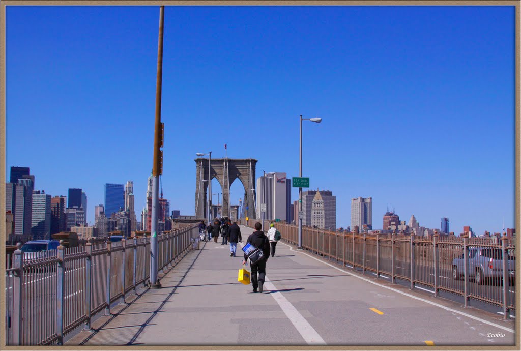 Brooklyn Bridge. New York by Helio F