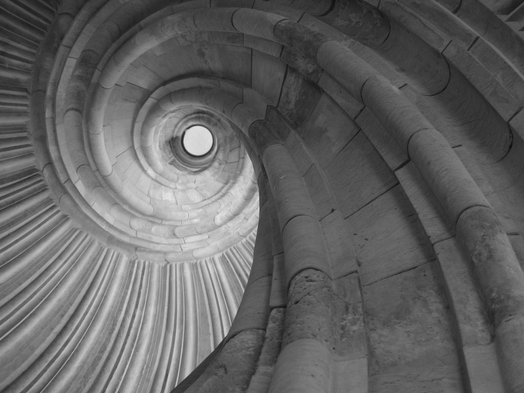 Treppe SW im Schloss Hartenfels, Torgau by ddsoft