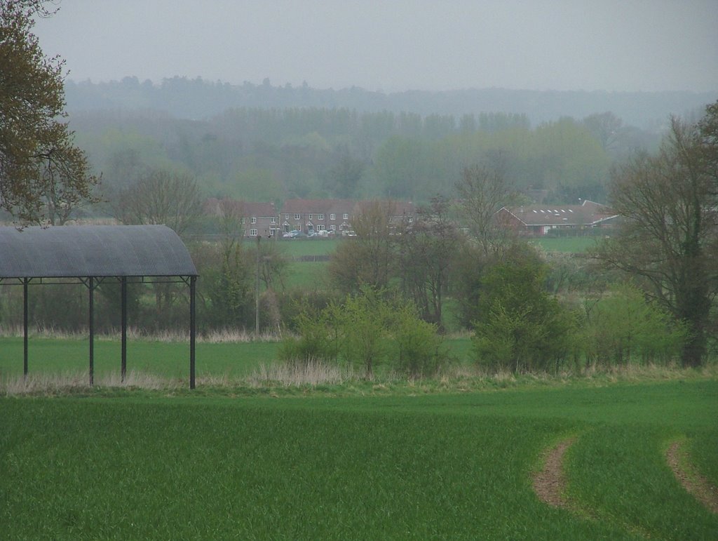 Wasing - View to Aldermaston by SBower