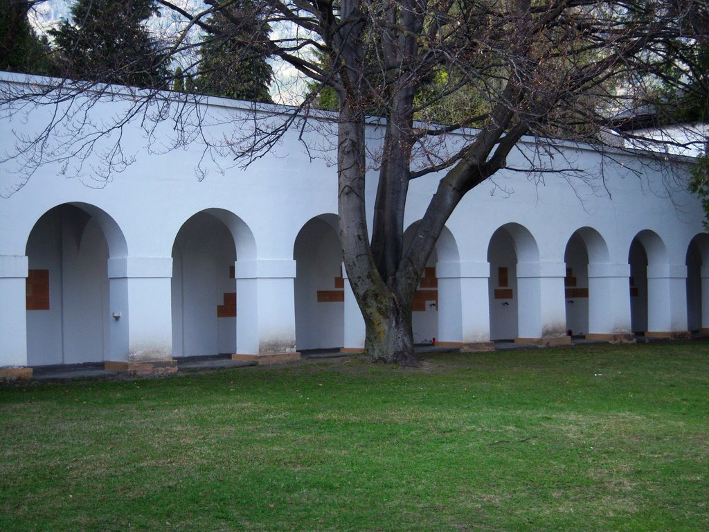 Lienz - Chiostro della Chiesa di S. Andrea by franco baldissarutti