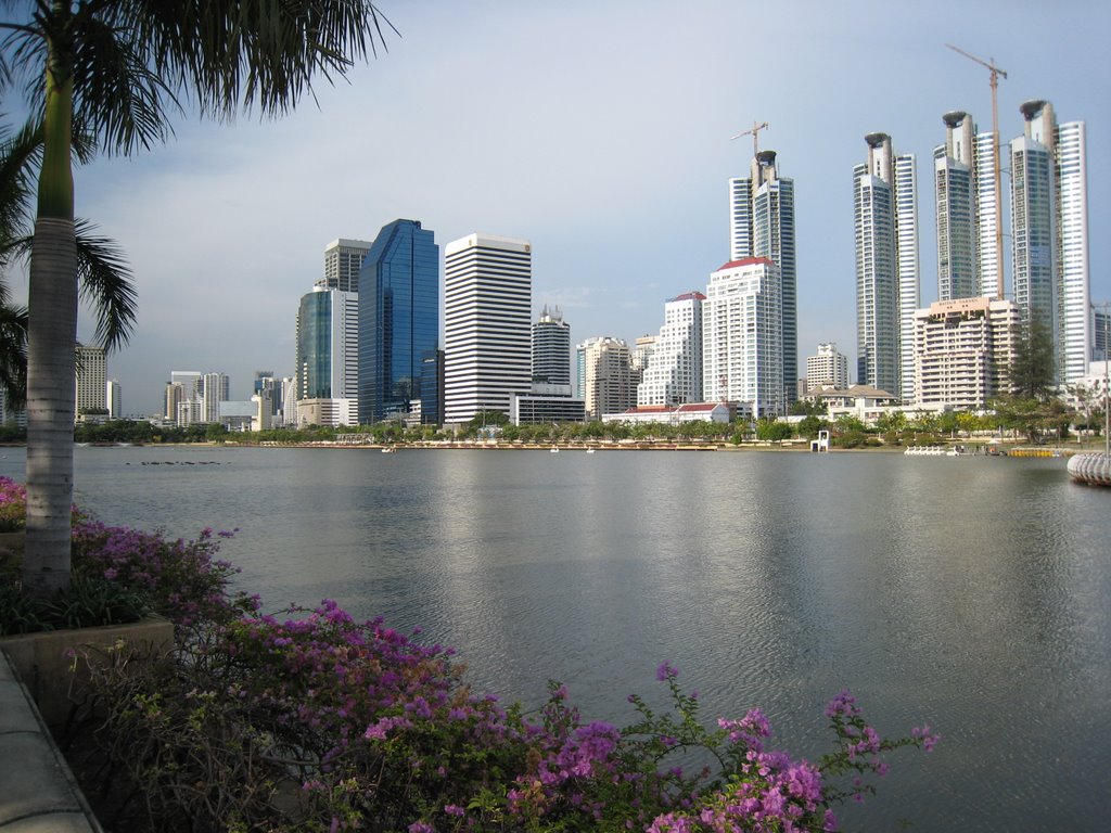 Benjakiti Park towards Sukhumvit, March 22 2009 by Woestenborg