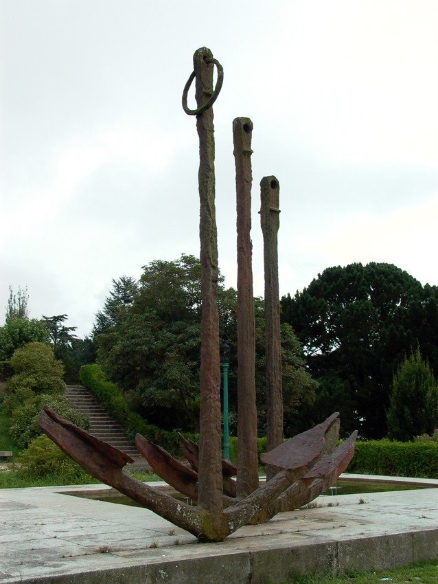 Vigo - raised memorial to - Batalla de Rande - by Ralph Vidal