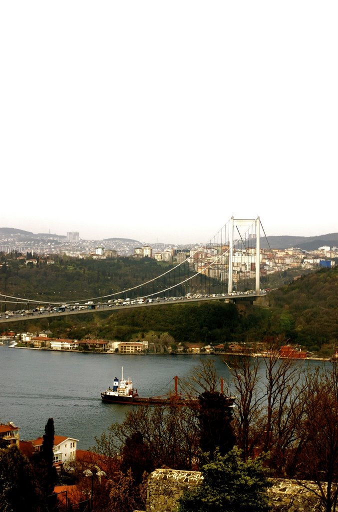 The 2nd Bridge and Ships passing by by Bora Ulutaş