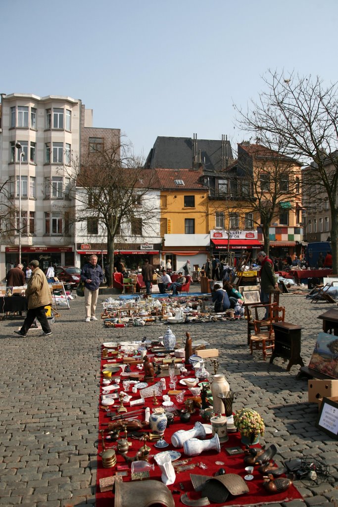 Vossenplein, Brussel, België by Hans Sterkendries