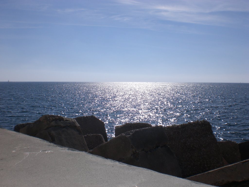 Vista del mar desde el Faro de Navidad by Ester_Fdez